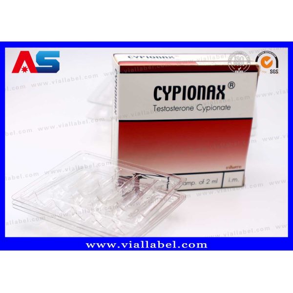 Buy CMYK Pharmaceutical Packaging Box For 10 Ampoules of 1ml Ampoule Paper Box And Plastic Tray at wholesale prices