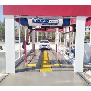 Auto 7000mm Touchless Car Wash Machine With 18.5kw Water Pump