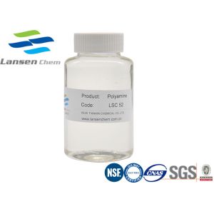 Quality Water Purify Polyamine Flocculant Quaternary Ammonium Cationic Polymer for sale