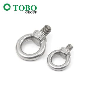 All Size M8 M10 M12 M16 M18 Custom 18-8 Stainless Steel Eye Bolt DIN580