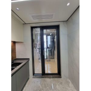 EPDM Seal Aluminum Casement Doors Powder Coated 2mm Thickness