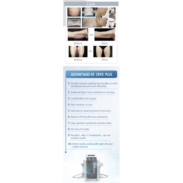 LF-219 Factory Price 4 handles Cryolipolysis Machine/Cool Body Beauty Equipment