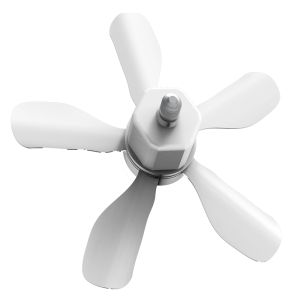 360 Rotating LED Ceiling Fan Light with 3000-6500K Color Temp and IP20 Rated for