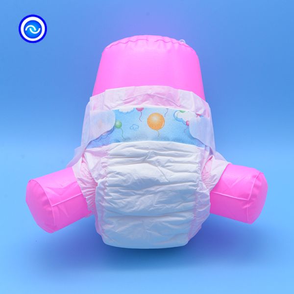OEM Disposable Baby Diapers with 3D Leak Prevention Channel in Sizes S M L XL XXL XXXL