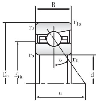719/8 CE/HCP4A VEB8/NS7CE1 Angular Contact Ball Bearing