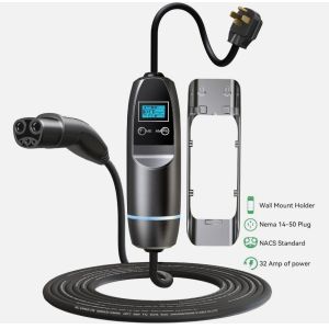 Quality Level 1 220V 40Amp 10kw NEMA 14-50 Plug 16 ft Portable Car Charger for Tesla model s/y/x/3 for sale