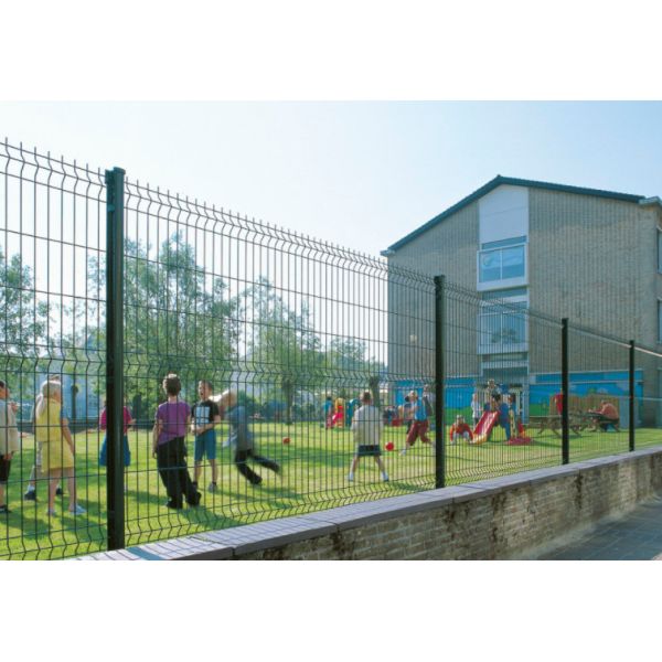 Buy Outdoor Galvanized Pvc Coated Bending Fence Panels 3.5mm at wholesale prices