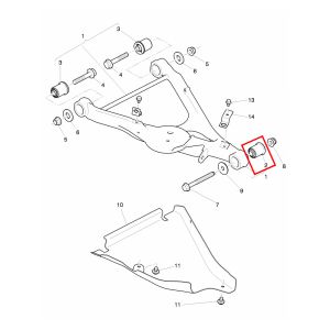 For Bentley Mulsanne 2011-2020 Rear Lower Swing Arm Bushing OEM 3Z0511473