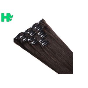 China Long Synthetic Clip In Hair Extensions on sale