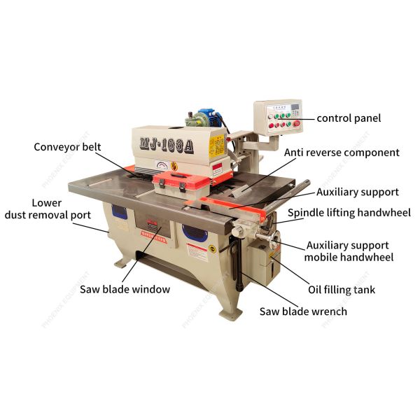 11.75kw High Speed Automatic Single Panel Plate Processing Cutting Saw Splicing and Trimming Saw