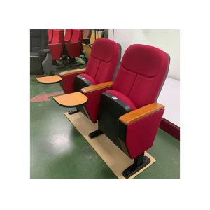 Audit Customizable Church Auditorium Chairs With Wooden Writing Pad