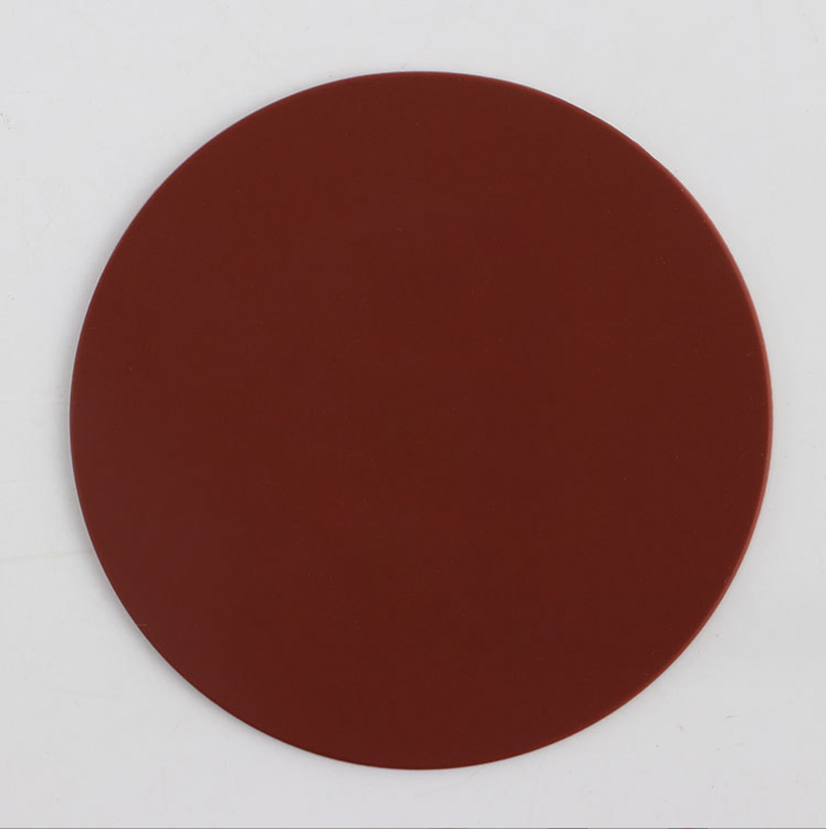 Hotel Coaster with Bottle Opener Round Shape Soft Rubber Material Fire Paint Seal Pad