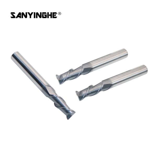 Buy 2 Flute High Speed Carbide End Mills HRC65 8mm Milling Cutter For Stainless Steel at wholesale prices