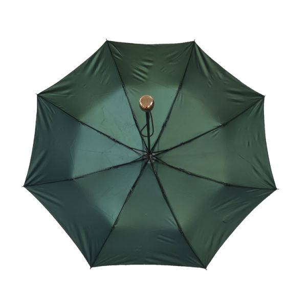 Buy 8 Ribs Manual 3 Folding Umbrella With Wooden Handle at wholesale prices
