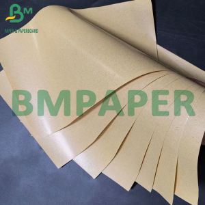 70g+10g PE One Side Laminated Greaseproof Unbleached Kraft Paper