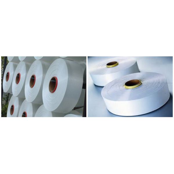 Full Dull White Polyester Core Spun Yarn POY 200D/96F Yarn High Tenacity