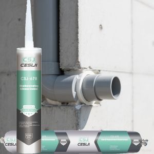 Flexible Weatherproofing Silicone Sealant UV Ozone Resistant For Concrete