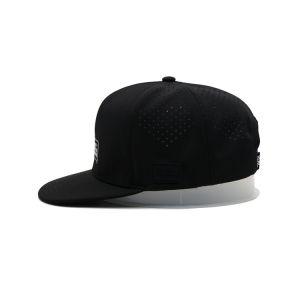 Wholesale Custom Men Low MOQ High Quality Woven /Leather Patch Logo 6 Panel
