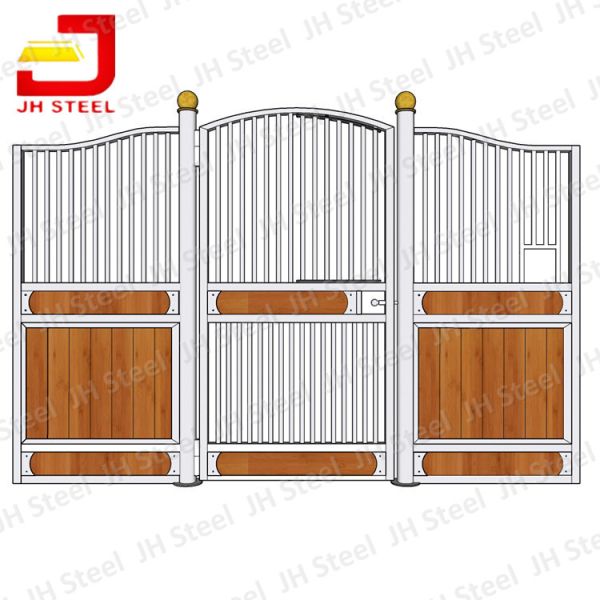 Professional Red Quarter Portable types of Horse Stable Stall Manufacturer
