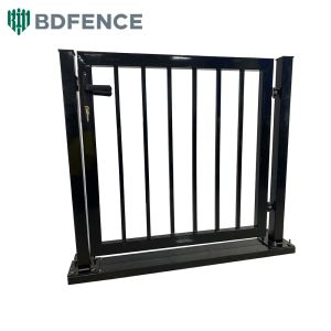 House and Garden Steel Sliding Gate with Tubular Pipe Frame