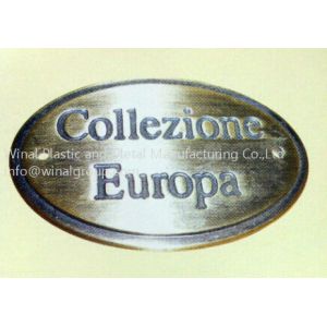 Quality Collection brand metal tag L63mm*W40mm,zinc alloy,size &amp; finish can OEM produced. for sale