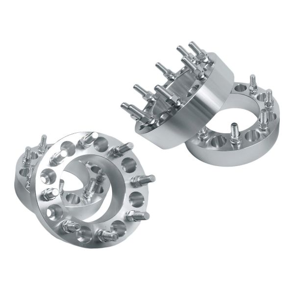 Buy Silver Dually Car Wheel Spacers Non Hubcentric Type For Wheel Adapters at wholesale prices