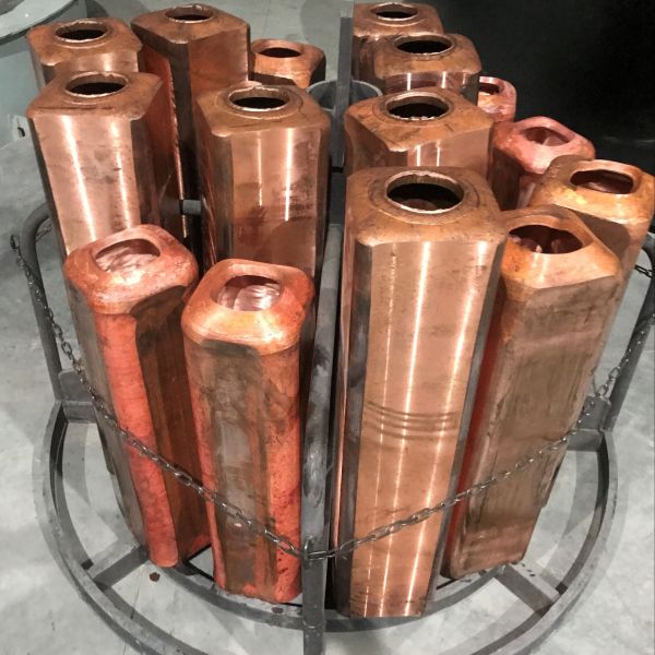 Buy Square Thickness 10mm Copper Mould Tube Continuous Casting at wholesale prices