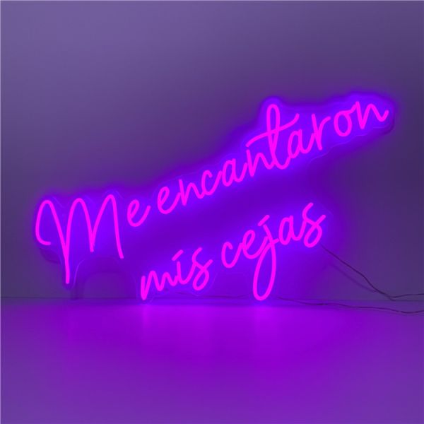 Buy Purple Flexible LED Neon Sign Wall Mounted Illuminated 51200 Hours at wholesale prices