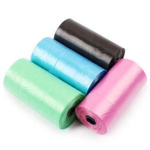 Clean-up Made Easy Biodegradable Cornstarch Plastic Dog Poop Bags with Custom Printing