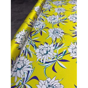 100% Silk 20MM China Yellow Rose Women Fashion Dress