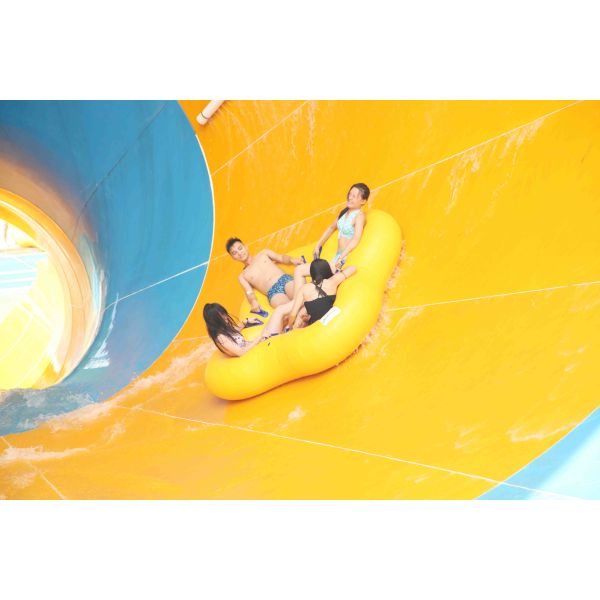 Customized Adults Fiberglass Water Park Tornado Slide 14.6m Height for Water Park