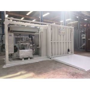 PLC Control Compressor Vacuum Vegetable Cooler 72kw 4 Pallets