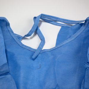 Sterile Disposable Surgical Gown With Rib Cuff