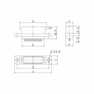 HUADA J30JA-66ZJ Micro Rectangular Electrical Connector: High-Density, Reliable