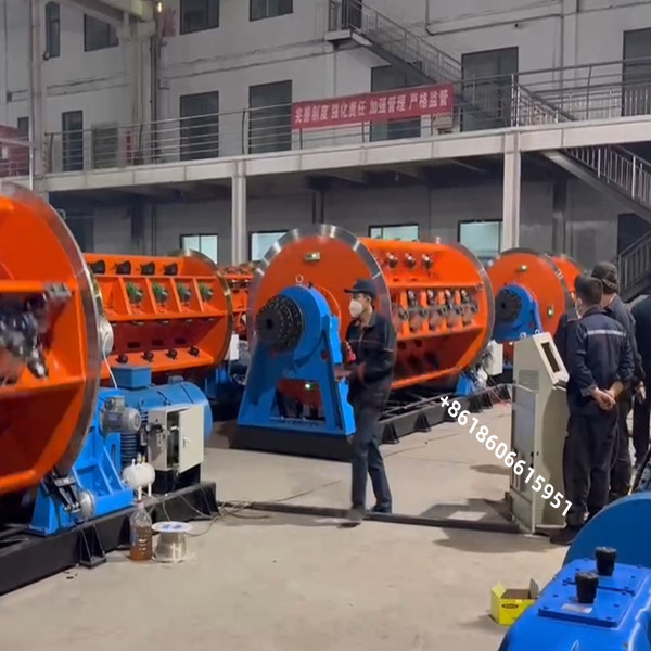 61 Wire 24"/31" Rigid Stranding Machine For Pre Spiralled Sectoral Or Milliken