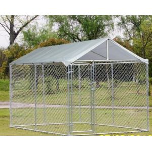 Rust Resistant Galvanized Steel 4x4m Dog Run Kennel