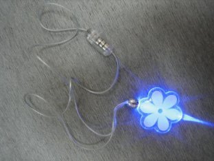 Customized Gift Womens Flashing Necklace, Flashing Led Necklaces