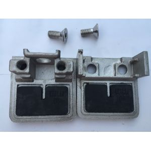 Satin 12mm 304 Stainless Steel Glass Clamps