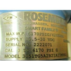 Rosemount 3051CD2A22A1BS2M5B4I1Q4Q8 Pressure Temperature Transmitter CE