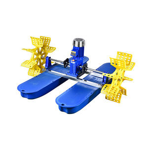 Buy 1hp SS304 2 Impeller Paddle Wheel Aerator Solar Aerator For Fish Farming Pond at wholesale prices