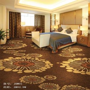 100 Nylon Hotel Carpet Flooring , Fire Resistant Hearth Rugs 16 Colors