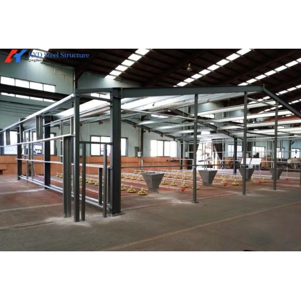 Buy Customized Steel Poultry House for Layer Broiler Farming - Prefab Chicken Coop at wholesale prices