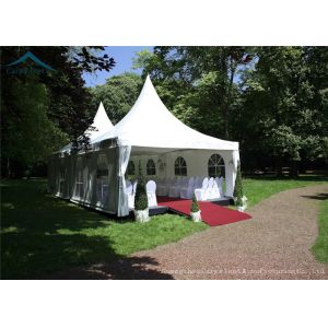 Portable But Durable Pyramid Pagoda Tents / Aluminium Frame/ PVC Fabric Covers