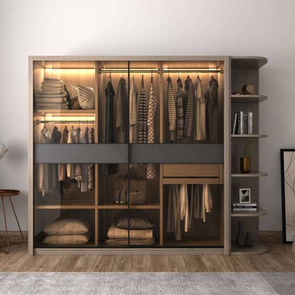 Buy Cupboard Sliding Door Portable Wardrobe Closet Luxury Modern at wholesale prices