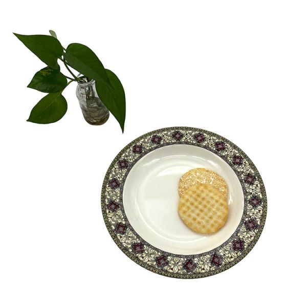 Buy Tasteless Round Melamine Plates 9 Inch Ripple Salad Plates Melamine at wholesale prices