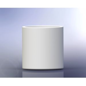 Fully Yttria Stabilized Technical Ceramic Parts 8YSZ Zirconia Crucibles Melting