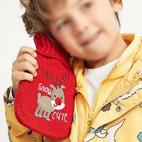 Buy High Capacity Rubber Heat Water Bag With Super Soft Plush Cover For Warm at wholesale prices