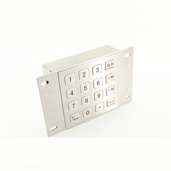 304 Stainless Steel Encrypted USB RS232 EPP Keypad Payment ATM