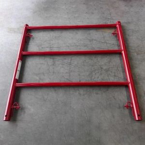 Pre-Galvanized Steel 6' x 2' Ladder Frame Scaffolding for Easy Installation in