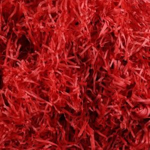 Cosmetic Box 17gsm Red Shredded Tissue Paper Eco Friendly Kraft